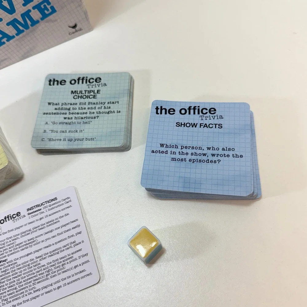 The Office Trivia Game Ready To Roll Cardinal 150 Cards Complete - Picture 3 of 7